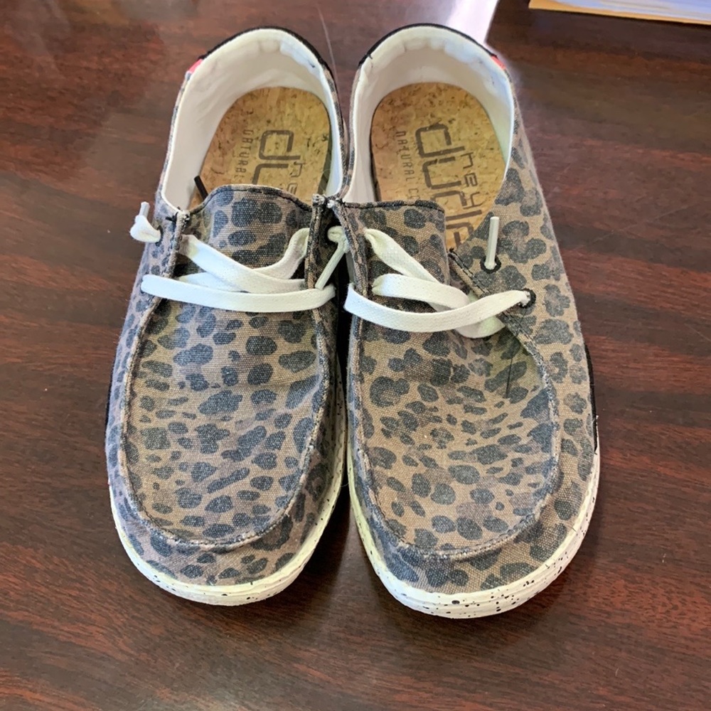 Leopard Print Hey Dudes